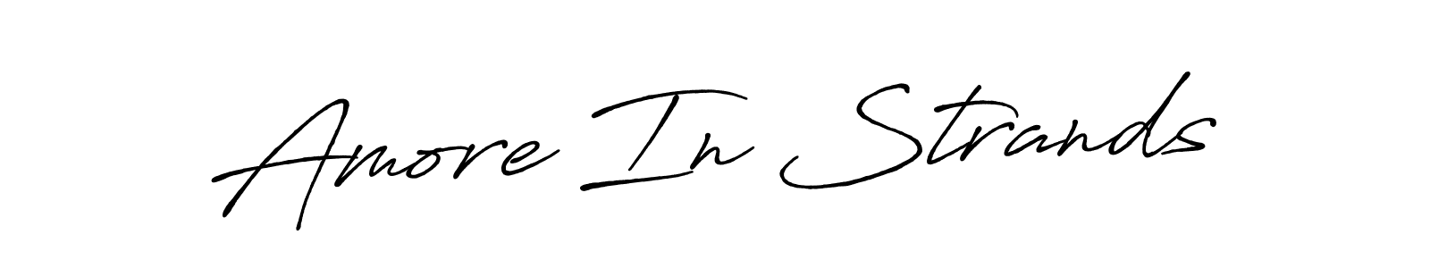 It looks lik you need a new signature style for name Amore In Strands. Design unique handwritten (Antro_Vectra_Bolder) signature with our free signature maker in just a few clicks. Amore In Strands signature style 7 images and pictures png