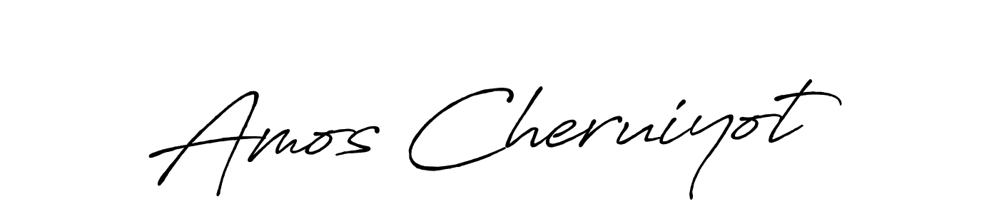 Also we have Amos Cheruiyot name is the best signature style. Create professional handwritten signature collection using Antro_Vectra_Bolder autograph style. Amos Cheruiyot signature style 7 images and pictures png