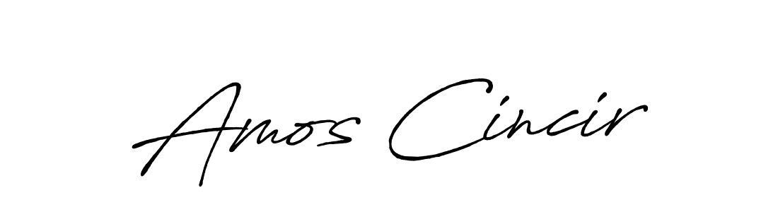 Make a short Amos Cincir signature style. Manage your documents anywhere anytime using Antro_Vectra_Bolder. Create and add eSignatures, submit forms, share and send files easily. Amos Cincir signature style 7 images and pictures png