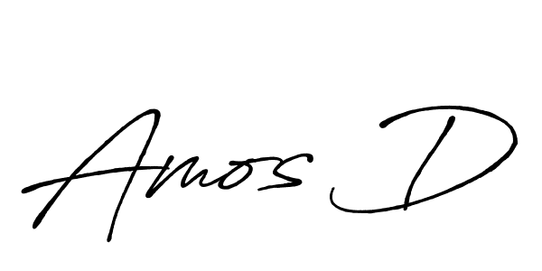 Make a beautiful signature design for name Amos D. With this signature (Antro_Vectra_Bolder) style, you can create a handwritten signature for free. Amos D signature style 7 images and pictures png
