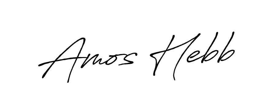 You should practise on your own different ways (Antro_Vectra_Bolder) to write your name (Amos Hebb) in signature. don't let someone else do it for you. Amos Hebb signature style 7 images and pictures png