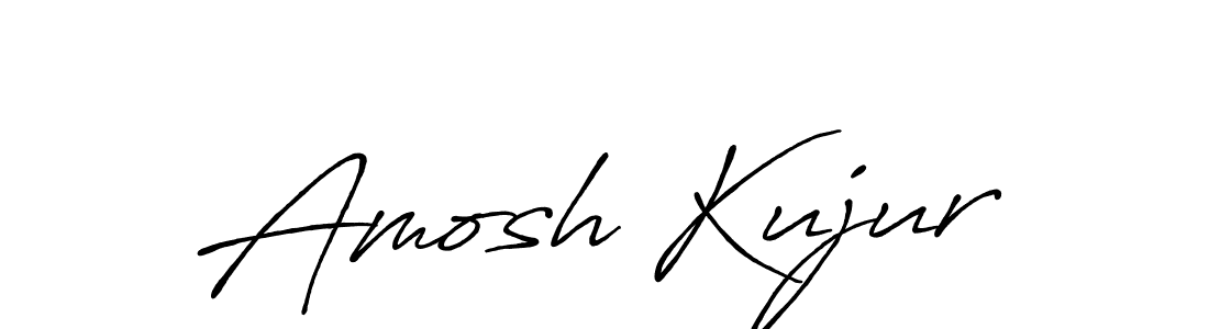 Also we have Amosh Kujur name is the best signature style. Create professional handwritten signature collection using Antro_Vectra_Bolder autograph style. Amosh Kujur signature style 7 images and pictures png