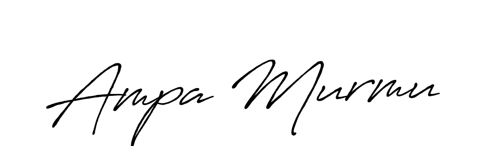 Create a beautiful signature design for name Ampa Murmu. With this signature (Antro_Vectra_Bolder) fonts, you can make a handwritten signature for free. Ampa Murmu signature style 7 images and pictures png