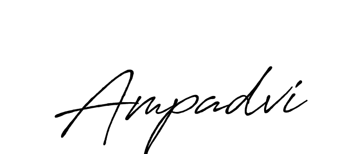Make a beautiful signature design for name Ampadvi. Use this online signature maker to create a handwritten signature for free. Ampadvi signature style 7 images and pictures png