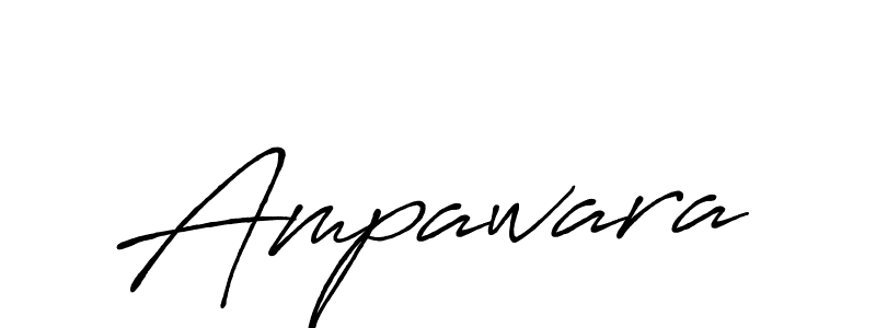 Design your own signature with our free online signature maker. With this signature software, you can create a handwritten (Antro_Vectra_Bolder) signature for name Ampawara. Ampawara signature style 7 images and pictures png