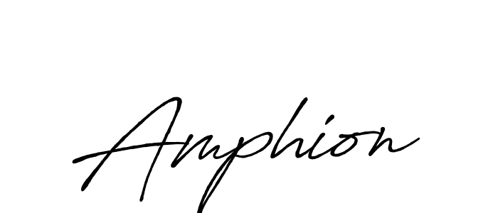 Design your own signature with our free online signature maker. With this signature software, you can create a handwritten (Antro_Vectra_Bolder) signature for name Amphion. Amphion signature style 7 images and pictures png