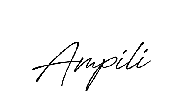 Once you've used our free online signature maker to create your best signature Antro_Vectra_Bolder style, it's time to enjoy all of the benefits that Ampili name signing documents. Ampili signature style 7 images and pictures png