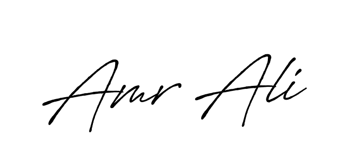 Also You can easily find your signature by using the search form. We will create Amr Ali name handwritten signature images for you free of cost using Antro_Vectra_Bolder sign style. Amr Ali signature style 7 images and pictures png