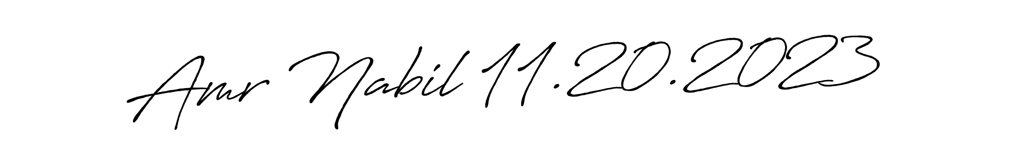 You can use this online signature creator to create a handwritten signature for the name Amr Nabil 11.20.2023. This is the best online autograph maker. Amr Nabil 11.20.2023 signature style 7 images and pictures png