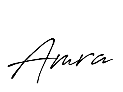 Create a beautiful signature design for name Amra. With this signature (Antro_Vectra_Bolder) fonts, you can make a handwritten signature for free. Amra signature style 7 images and pictures png