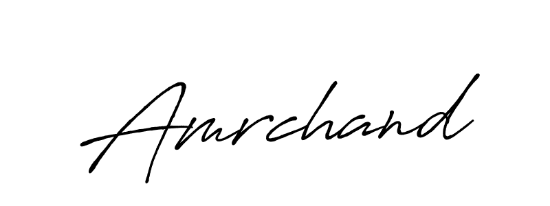 You should practise on your own different ways (Antro_Vectra_Bolder) to write your name (Amrchand) in signature. don't let someone else do it for you. Amrchand signature style 7 images and pictures png
