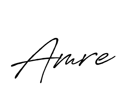 Amre stylish signature style. Best Handwritten Sign (Antro_Vectra_Bolder) for my name. Handwritten Signature Collection Ideas for my name Amre. Amre signature style 7 images and pictures png