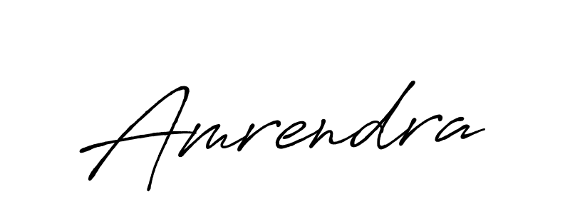 Design your own signature with our free online signature maker. With this signature software, you can create a handwritten (Antro_Vectra_Bolder) signature for name Amrendra. Amrendra signature style 7 images and pictures png