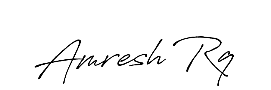 Also we have Amresh Rq name is the best signature style. Create professional handwritten signature collection using Antro_Vectra_Bolder autograph style. Amresh Rq signature style 7 images and pictures png