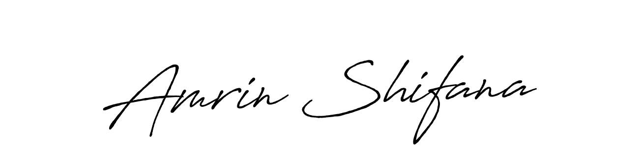 Antro_Vectra_Bolder is a professional signature style that is perfect for those who want to add a touch of class to their signature. It is also a great choice for those who want to make their signature more unique. Get Amrin Shifana name to fancy signature for free. Amrin Shifana signature style 7 images and pictures png