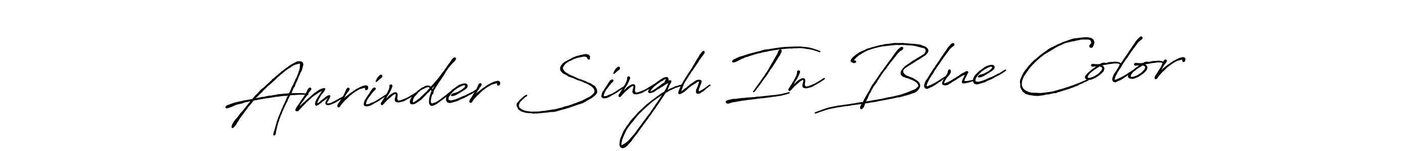 Make a short Amrinder Singh In Blue Color signature style. Manage your documents anywhere anytime using Antro_Vectra_Bolder. Create and add eSignatures, submit forms, share and send files easily. Amrinder Singh In Blue Color signature style 7 images and pictures png