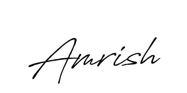 if you are searching for the best signature style for your name Amrish. so please give up your signature search. here we have designed multiple signature styles  using Antro_Vectra_Bolder. Amrish signature style 7 images and pictures png