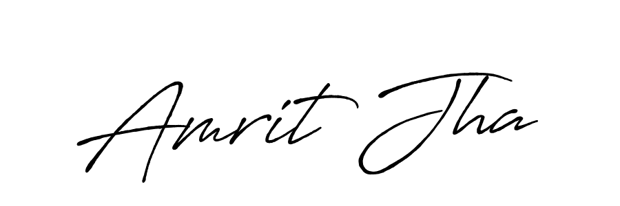 This is the best signature style for the Amrit Jha name. Also you like these signature font (Antro_Vectra_Bolder). Mix name signature. Amrit Jha signature style 7 images and pictures png