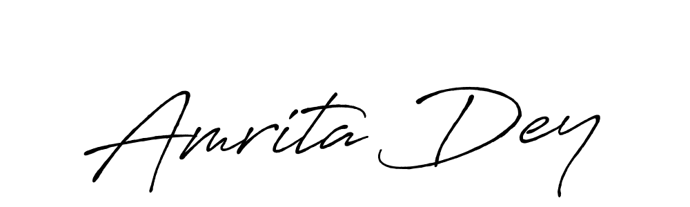 Create a beautiful signature design for name Amrita Dey. With this signature (Antro_Vectra_Bolder) fonts, you can make a handwritten signature for free. Amrita Dey signature style 7 images and pictures png