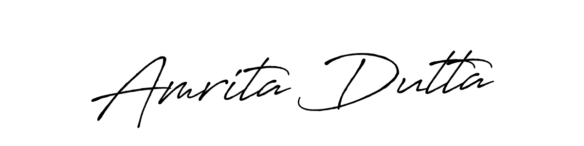 Also we have Amrita Dutta name is the best signature style. Create professional handwritten signature collection using Antro_Vectra_Bolder autograph style. Amrita Dutta signature style 7 images and pictures png