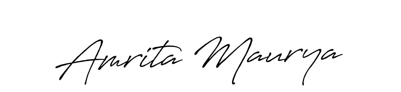 Also You can easily find your signature by using the search form. We will create Amrita Maurya name handwritten signature images for you free of cost using Antro_Vectra_Bolder sign style. Amrita Maurya signature style 7 images and pictures png