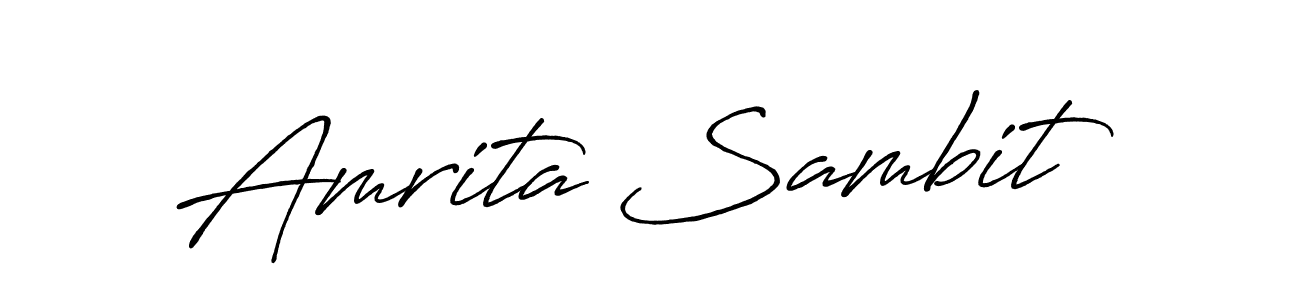 It looks lik you need a new signature style for name Amrita Sambit. Design unique handwritten (Antro_Vectra_Bolder) signature with our free signature maker in just a few clicks. Amrita Sambit signature style 7 images and pictures png