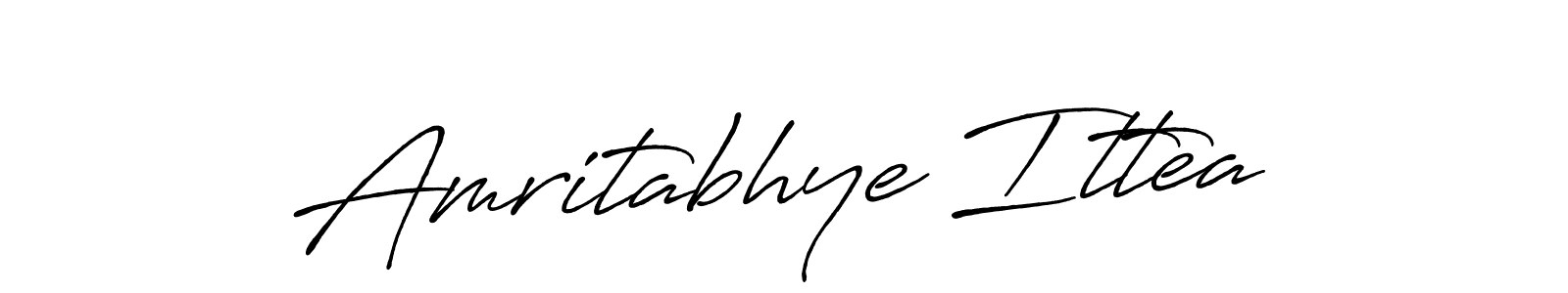 Amritabhye Ittea stylish signature style. Best Handwritten Sign (Antro_Vectra_Bolder) for my name. Handwritten Signature Collection Ideas for my name Amritabhye Ittea. Amritabhye Ittea signature style 7 images and pictures png