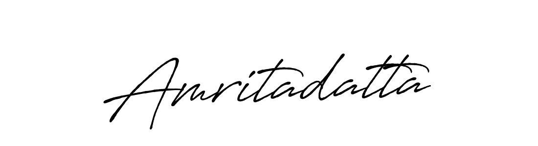 Make a beautiful signature design for name Amritadatta. With this signature (Antro_Vectra_Bolder) style, you can create a handwritten signature for free. Amritadatta signature style 7 images and pictures png