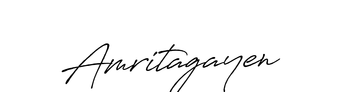 How to make Amritagayen name signature. Use Antro_Vectra_Bolder style for creating short signs online. This is the latest handwritten sign. Amritagayen signature style 7 images and pictures png