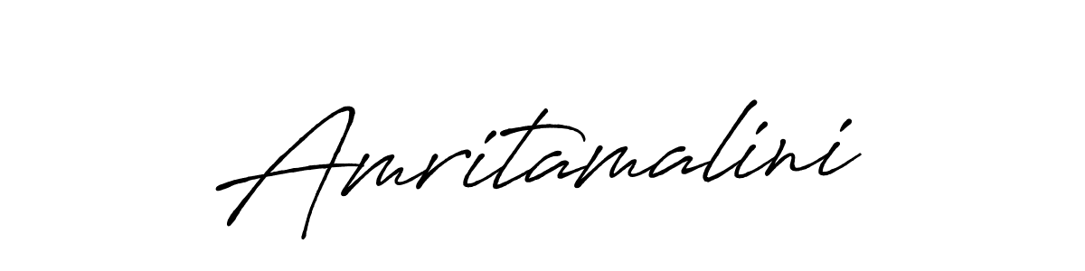 It looks lik you need a new signature style for name Amritamalini. Design unique handwritten (Antro_Vectra_Bolder) signature with our free signature maker in just a few clicks. Amritamalini signature style 7 images and pictures png