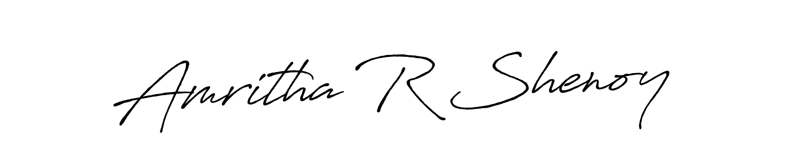 Once you've used our free online signature maker to create your best signature Antro_Vectra_Bolder style, it's time to enjoy all of the benefits that Amritha R Shenoy name signing documents. Amritha R Shenoy signature style 7 images and pictures png