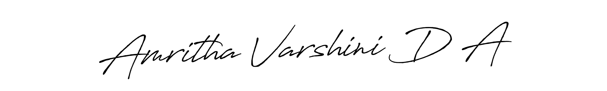 How to make Amritha Varshini D A signature? Antro_Vectra_Bolder is a professional autograph style. Create handwritten signature for Amritha Varshini D A name. Amritha Varshini D A signature style 7 images and pictures png