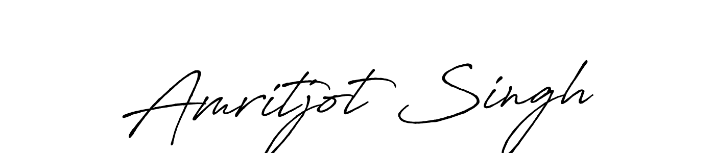 Design your own signature with our free online signature maker. With this signature software, you can create a handwritten (Antro_Vectra_Bolder) signature for name Amritjot Singh. Amritjot Singh signature style 7 images and pictures png