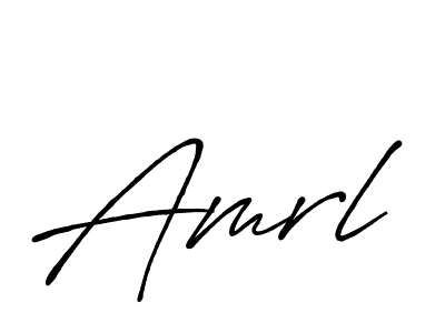 The best way (Antro_Vectra_Bolder) to make a short signature is to pick only two or three words in your name. The name Amrl include a total of six letters. For converting this name. Amrl signature style 7 images and pictures png