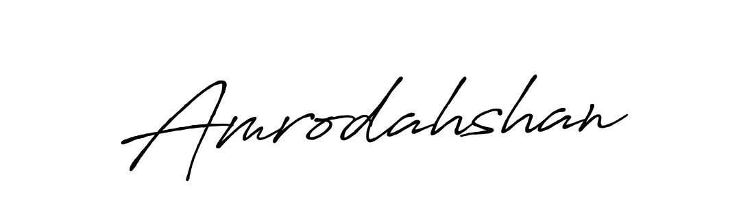 How to make Amrodahshan signature? Antro_Vectra_Bolder is a professional autograph style. Create handwritten signature for Amrodahshan name. Amrodahshan signature style 7 images and pictures png