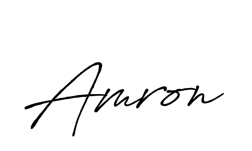 Similarly Antro_Vectra_Bolder is the best handwritten signature design. Signature creator online .You can use it as an online autograph creator for name Amron. Amron signature style 7 images and pictures png