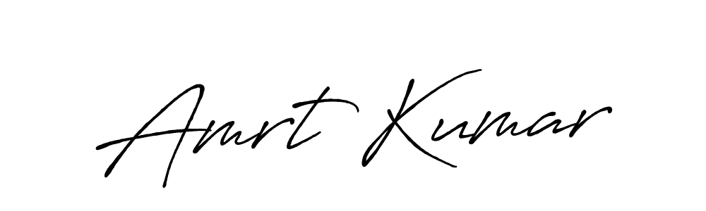 Make a beautiful signature design for name Amrt Kumar. Use this online signature maker to create a handwritten signature for free. Amrt Kumar signature style 7 images and pictures png