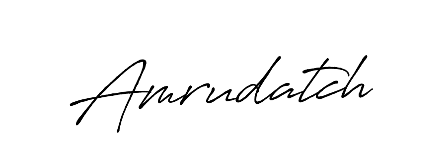 Once you've used our free online signature maker to create your best signature Antro_Vectra_Bolder style, it's time to enjoy all of the benefits that Amrudatch name signing documents. Amrudatch signature style 7 images and pictures png