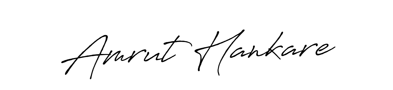 if you are searching for the best signature style for your name Amrut Hankare. so please give up your signature search. here we have designed multiple signature styles  using Antro_Vectra_Bolder. Amrut Hankare signature style 7 images and pictures png
