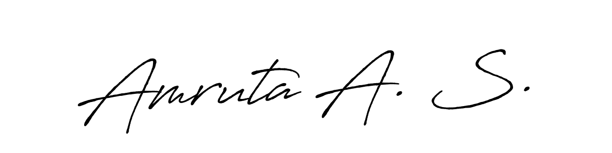 You can use this online signature creator to create a handwritten signature for the name Amruta A. S.. This is the best online autograph maker. Amruta A. S. signature style 7 images and pictures png