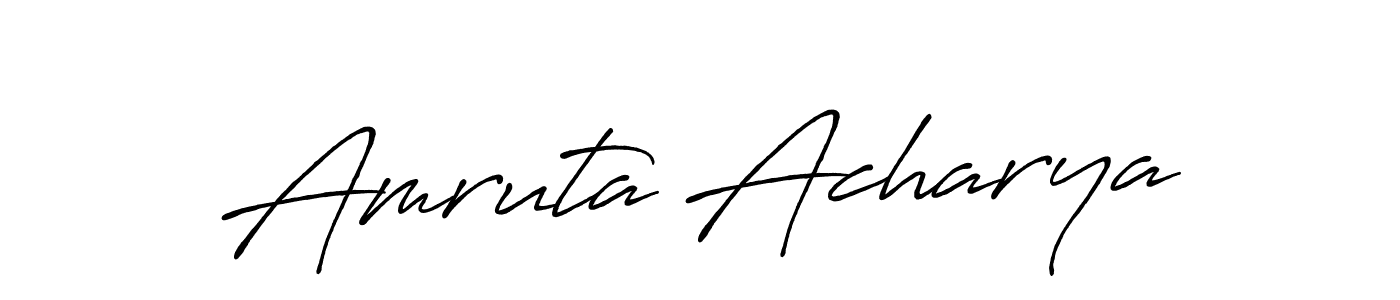Make a beautiful signature design for name Amruta Acharya. Use this online signature maker to create a handwritten signature for free. Amruta Acharya signature style 7 images and pictures png