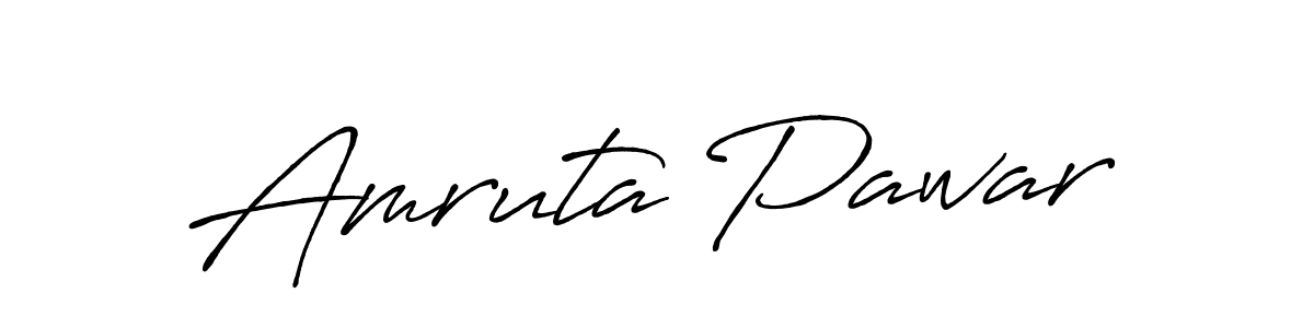 Amruta Pawar stylish signature style. Best Handwritten Sign (Antro_Vectra_Bolder) for my name. Handwritten Signature Collection Ideas for my name Amruta Pawar. Amruta Pawar signature style 7 images and pictures png