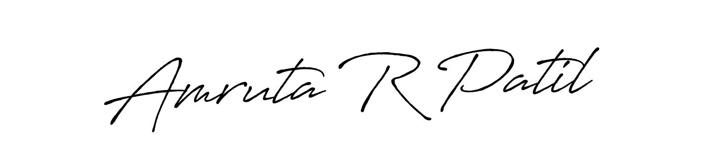 Antro_Vectra_Bolder is a professional signature style that is perfect for those who want to add a touch of class to their signature. It is also a great choice for those who want to make their signature more unique. Get Amruta R Patil name to fancy signature for free. Amruta R Patil signature style 7 images and pictures png