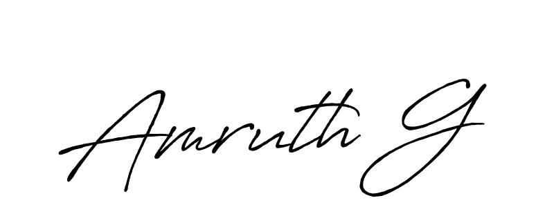 How to Draw Amruth G signature style? Antro_Vectra_Bolder is a latest design signature styles for name Amruth G. Amruth G signature style 7 images and pictures png