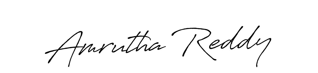 The best way (Antro_Vectra_Bolder) to make a short signature is to pick only two or three words in your name. The name Amrutha Reddy include a total of six letters. For converting this name. Amrutha Reddy signature style 7 images and pictures png