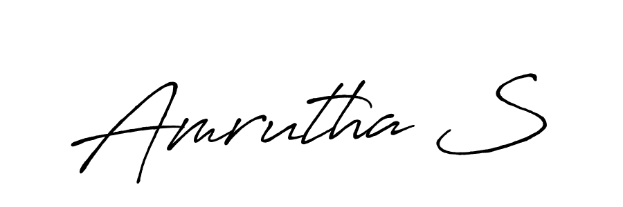 Best and Professional Signature Style for Amrutha S. Antro_Vectra_Bolder Best Signature Style Collection. Amrutha S signature style 7 images and pictures png