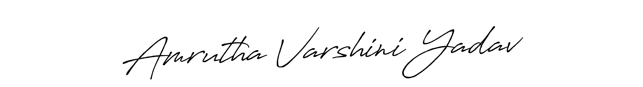 Make a beautiful signature design for name Amrutha Varshini Yadav. Use this online signature maker to create a handwritten signature for free. Amrutha Varshini Yadav signature style 7 images and pictures png