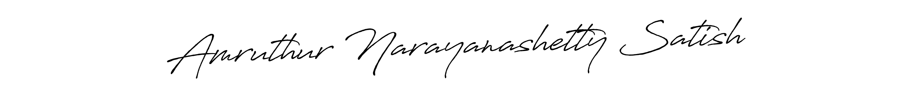 This is the best signature style for the Amruthur Narayanashetty Satish name. Also you like these signature font (Antro_Vectra_Bolder). Mix name signature. Amruthur Narayanashetty Satish signature style 7 images and pictures png