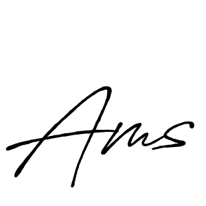 Also You can easily find your signature by using the search form. We will create Ams name handwritten signature images for you free of cost using Antro_Vectra_Bolder sign style. Ams signature style 7 images and pictures png
