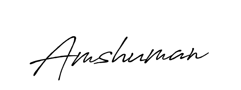 Antro_Vectra_Bolder is a professional signature style that is perfect for those who want to add a touch of class to their signature. It is also a great choice for those who want to make their signature more unique. Get Amshuman name to fancy signature for free. Amshuman signature style 7 images and pictures png